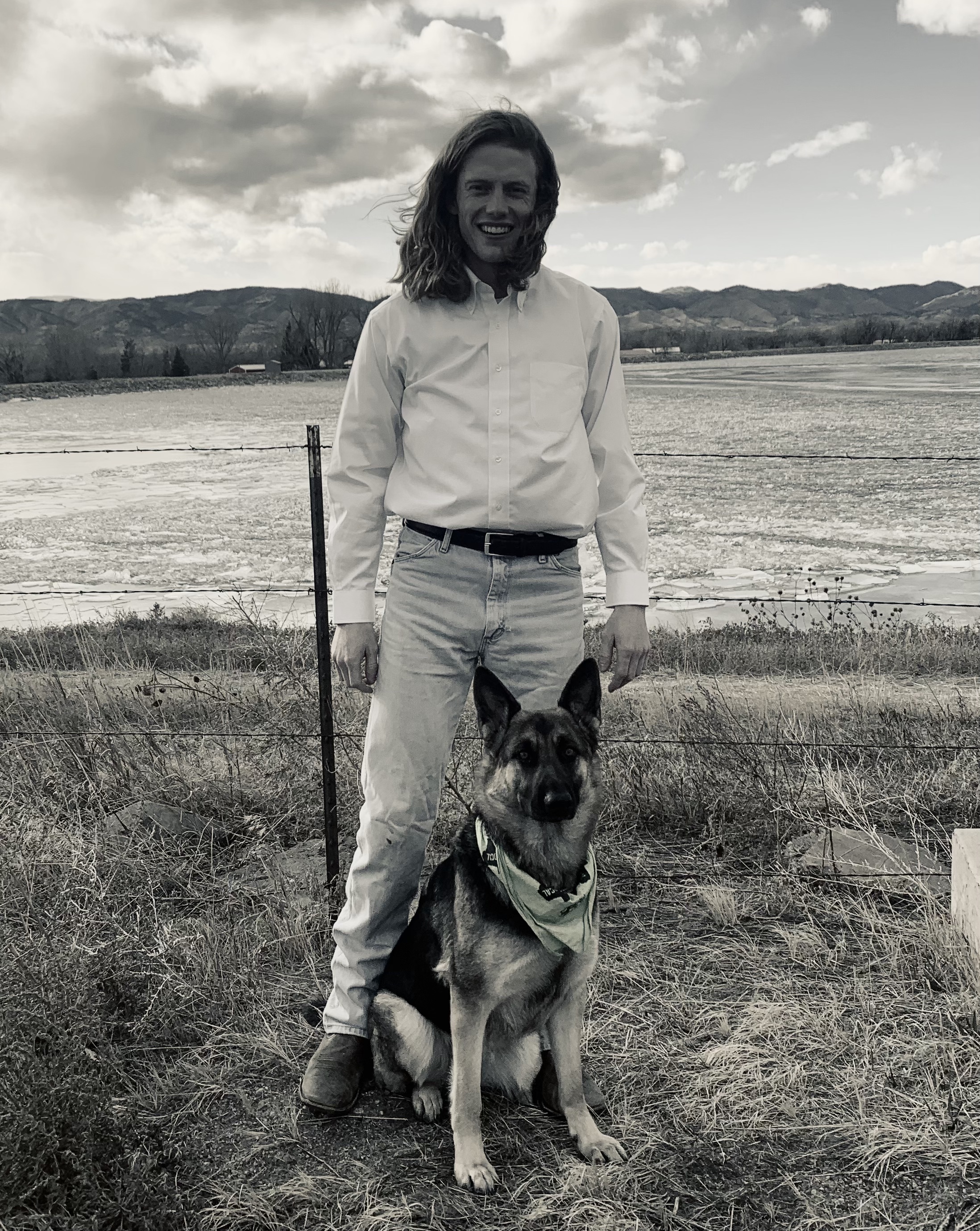 Good Door Shop team with dog